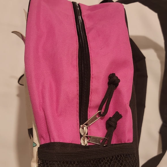 UNICORN BACKPACK Pink & Black with glitter NWOT - Picture 5 of 15